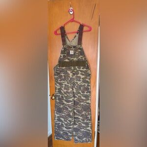 Carhartt Camouflage Bib Overalls